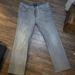 Rock & Republic Light Gray Straight Jeans